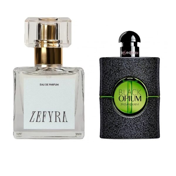 Smaržas analogs Nr. 207 iedvesmojoties no YSL - Black Opium Illicit Green